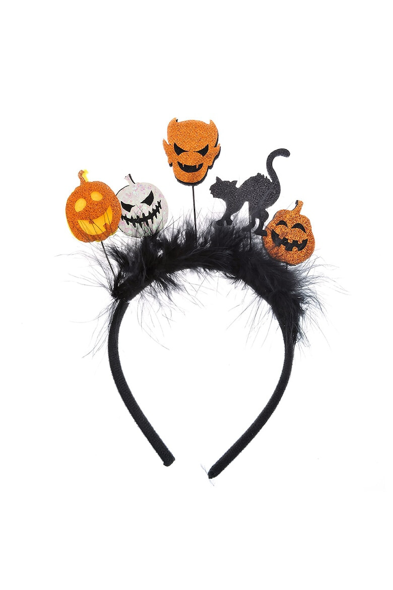 Meli Melo Bentita neagra cu decor de Halloween - Pled.ro