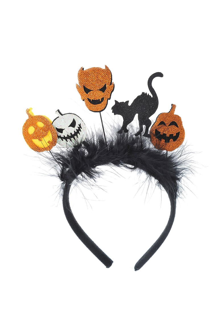 Meli Melo Bentita neagra cu decor de Halloween - Pled.ro