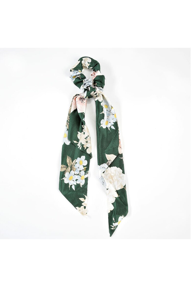 Meli Melo Elastic de par verde cu print floral - Pled.ro