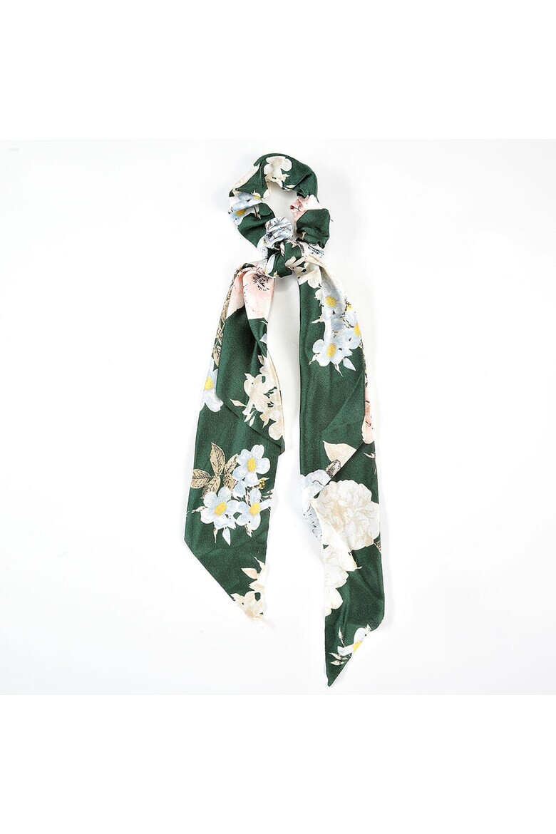 Meli Melo Elastic de par verde cu print floral - Pled.ro