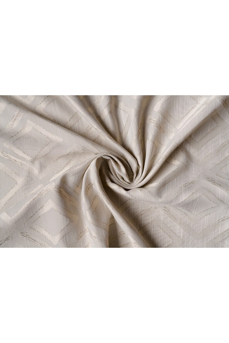 Mendola Draperie Giuseppe Interior cu rejansa jacquard 140x245 cm crem-gri - Pled.ro