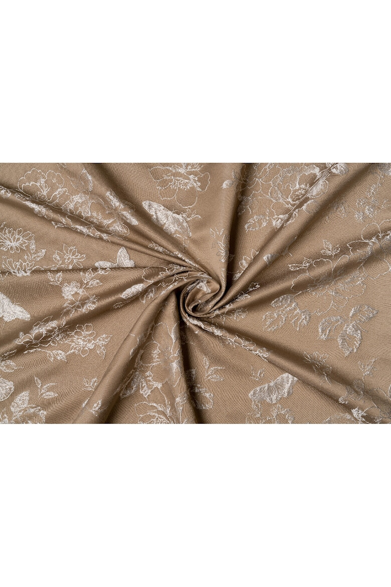 Mendola Draperie Lillies Interior cu inele 135x260 cm bej - Pled.ro