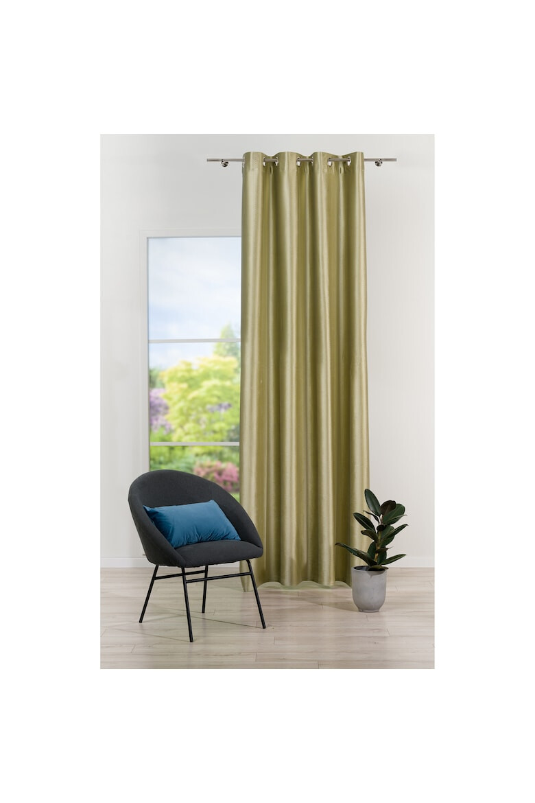 Mendola Draperie Rapsodia Interior cu inele 140x245 cm mustar - Pled.ro