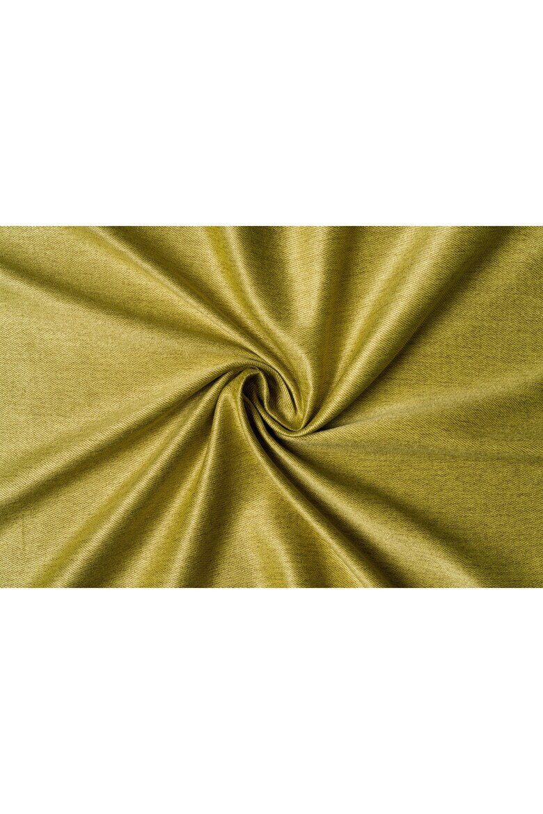 Mendola Draperie Toronto Interior cu rejansa valuri jacquard 210x260 cm lime - Pled.ro