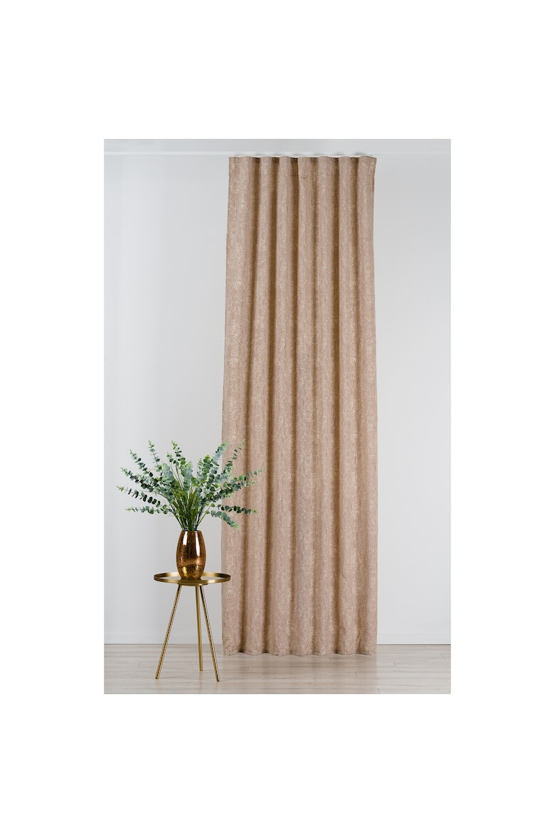 Mendola Draperie Wayland Interior cu rejansa valuri jacquard 135x280 cm albastru - Pled.ro