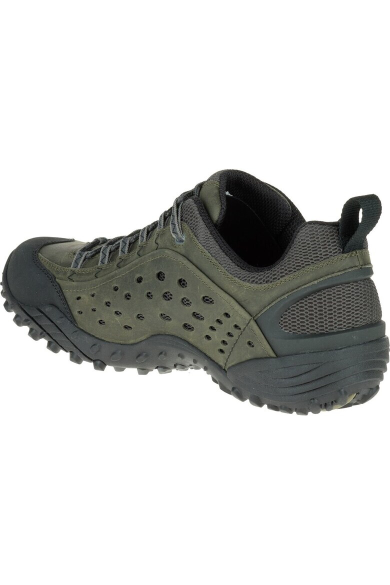 MERRELL Ghete trekking barbati Intercept J559595 Piele nabuc Kaki - Pled.ro