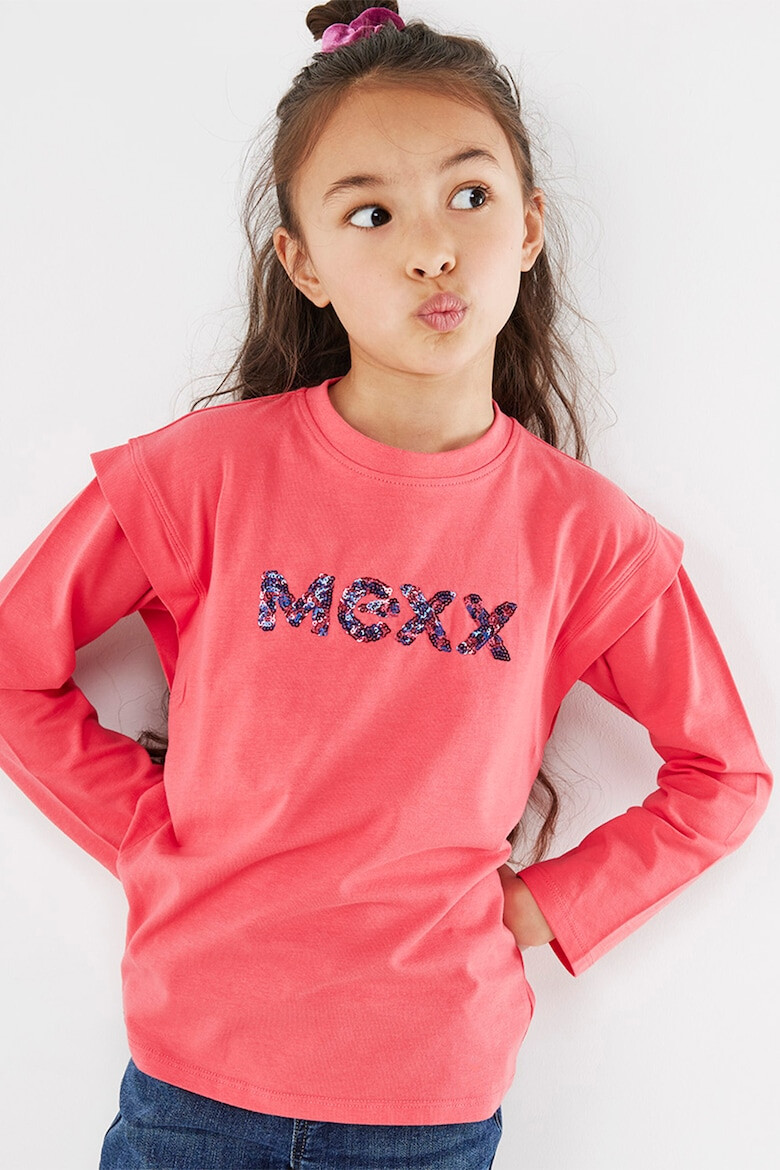 Mexx Bluza din amestec de bumbac organic cu aplicatie logo - Pled.ro