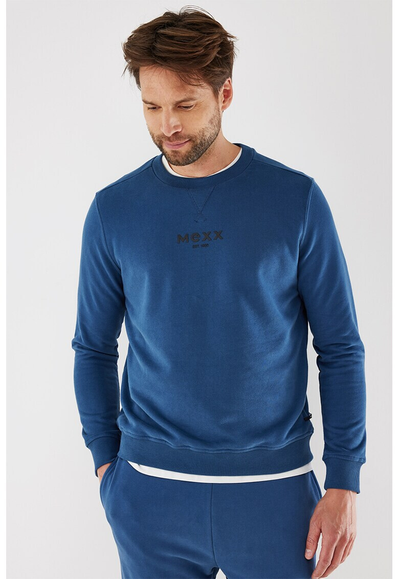 Mexx Bluza sport cu decolteu la baza gatului si aplicatie logo - Pled.ro