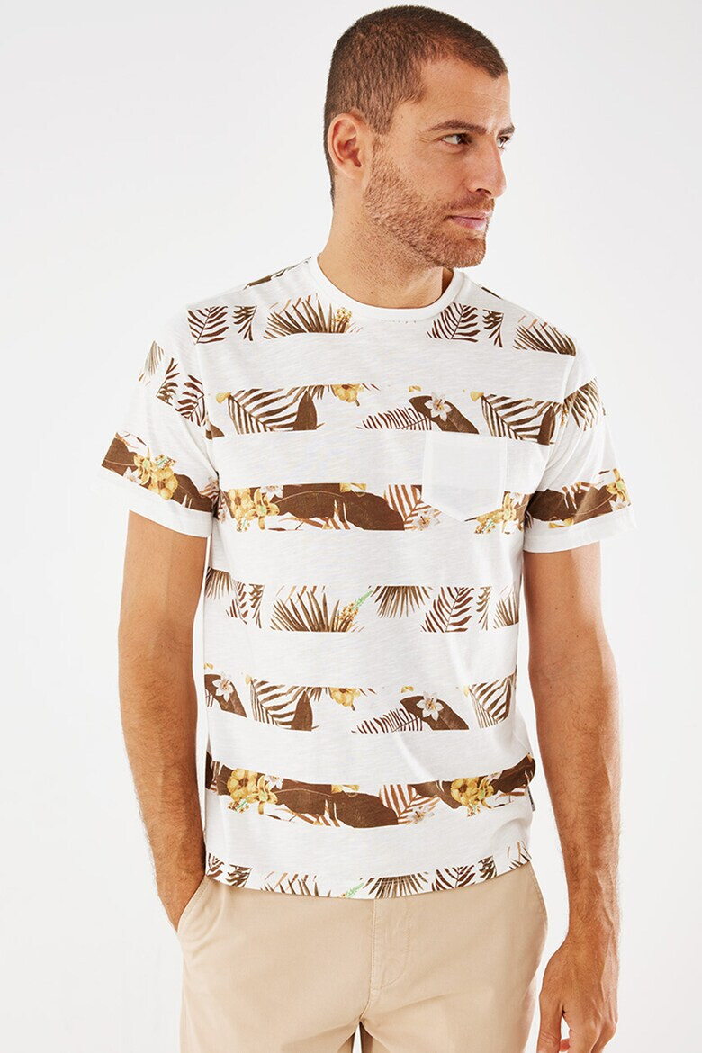 Mexx Tricou slim fit cu imprimeu tropical - Pled.ro