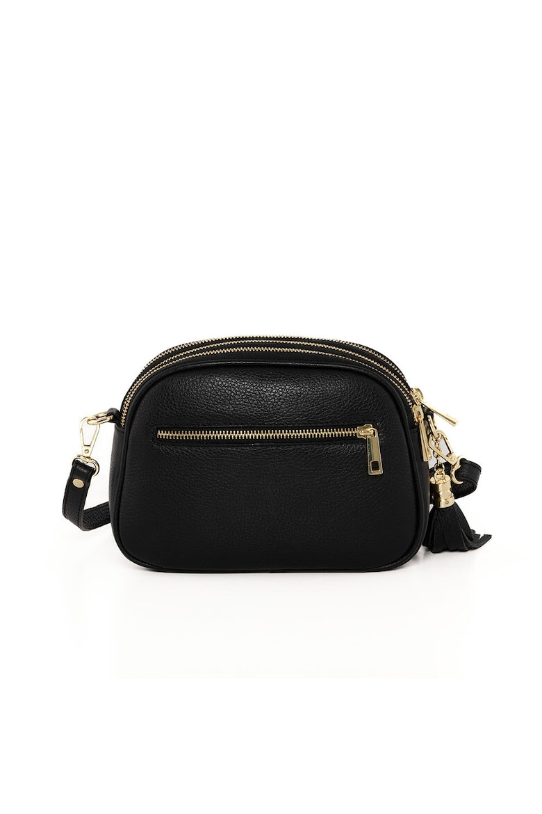 Mia Tomazzi Geanta crossbody din piele cu trei compartimente - Pled.ro