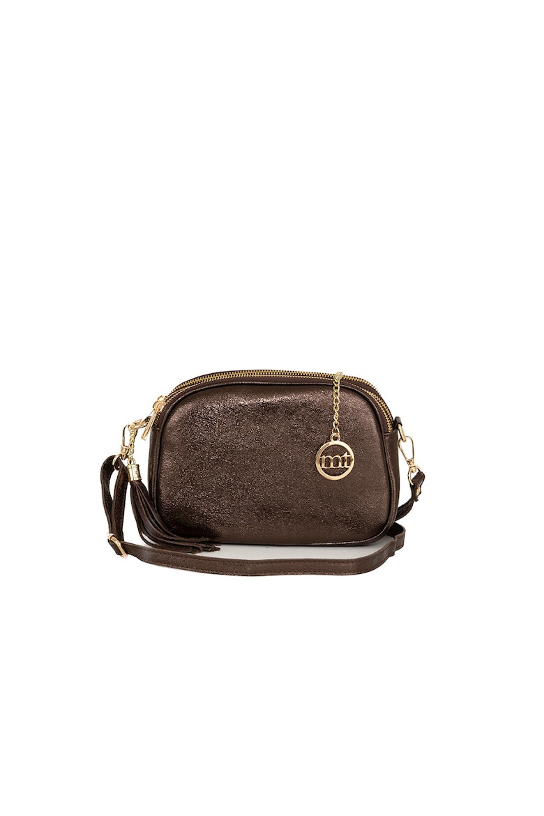 Mia Tomazzi Geanta crossbody din piele cu trei compartimente - Pled.ro