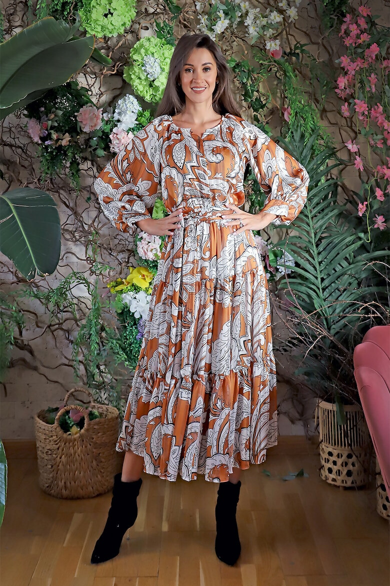 MIAU by Clara Rotescu Rochie midi evazata Chieti - Pled.ro