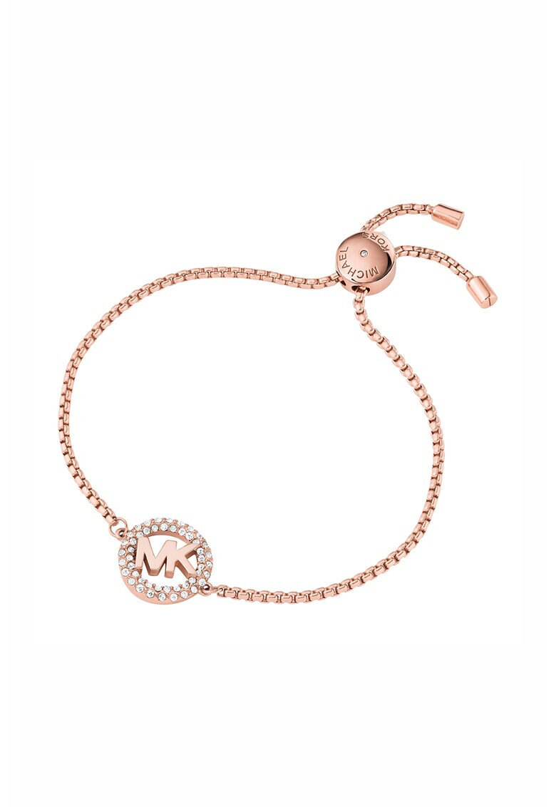 Michael Kors Bratara cu talisman logo decorat cu cristale - Pled.ro