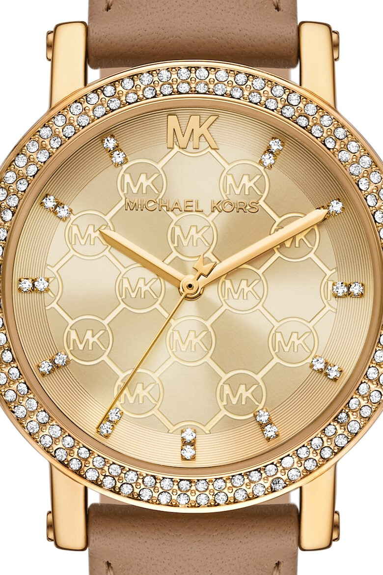 Michael Kors Ceas cu o curea de piele si cristale - Pled.ro