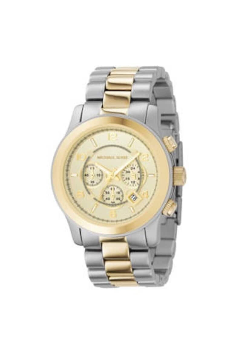 Michael Kors Ceas de barbati Otel/Inox 38mm Argintiu/Auriu - Pled.ro