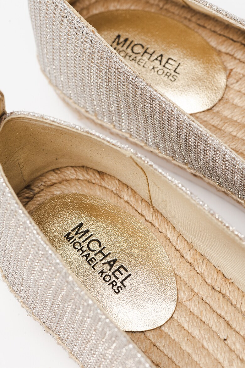 Michael Kors Espadrile cu aplicatii impletite de iuta Lenny - Pled.ro