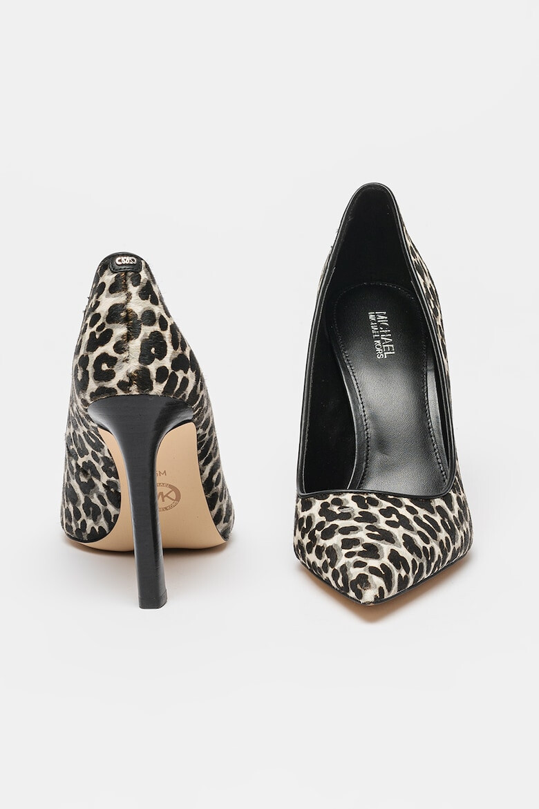 Michael Kors Pantofi stiletto de piele cu par scurt Amara Heron - Pled.ro