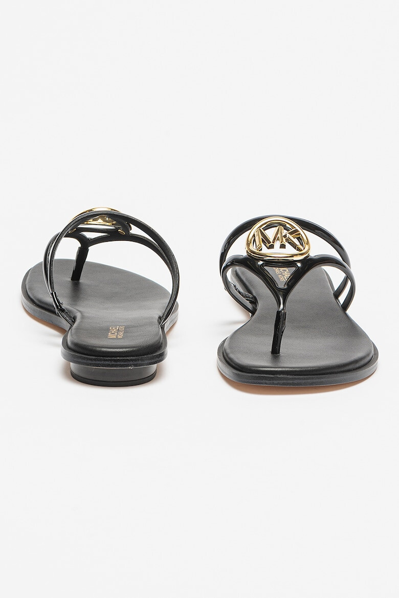 Michael Kors Papuci flip-flop cu aspect lucios Hampton - Pled.ro