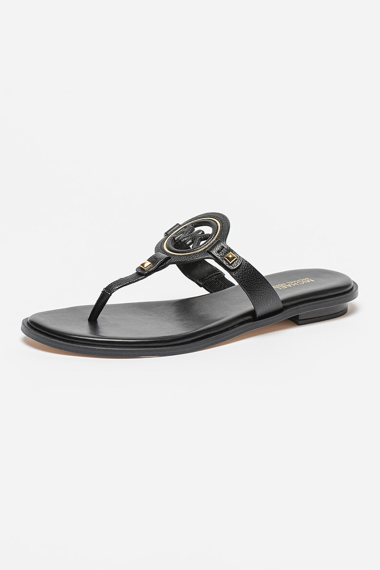 Michael Kors Papuci flip-flop din piele cu logo Aubrey - Pled.ro