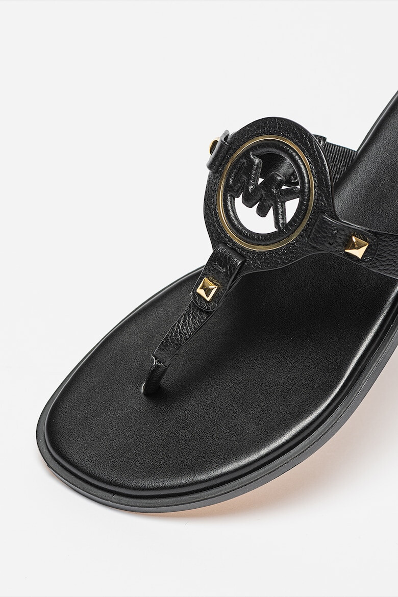 Michael Kors Papuci flip-flop din piele cu logo Aubrey - Pled.ro