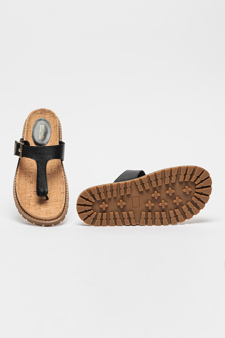 Michael Kors Papuci flip-flop din piele Easton - Pled.ro