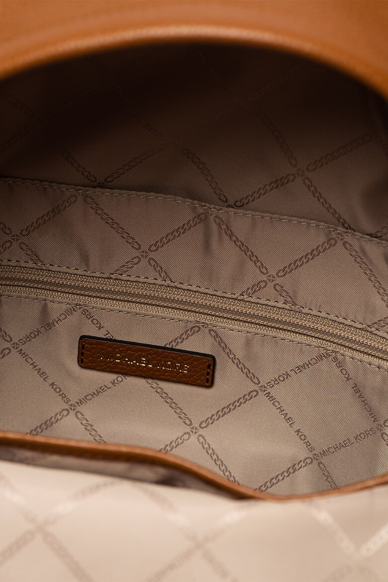 Michael Kors Rucsac de piele cu buzunar exterior cu fermoar Slater - Pled.ro