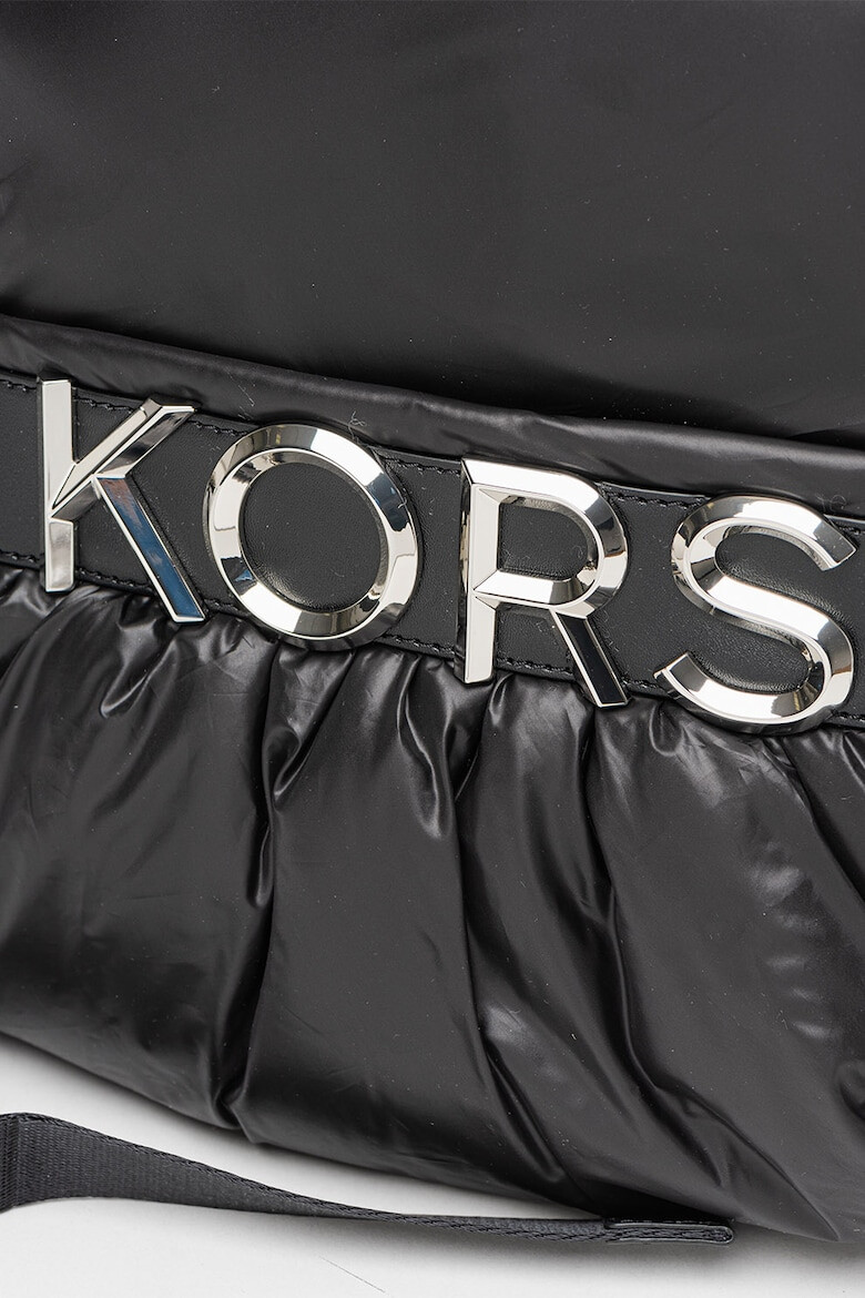 Michael Kors Rucsac din material textil cu aplicatie logo metalica Leonie - Pled.ro