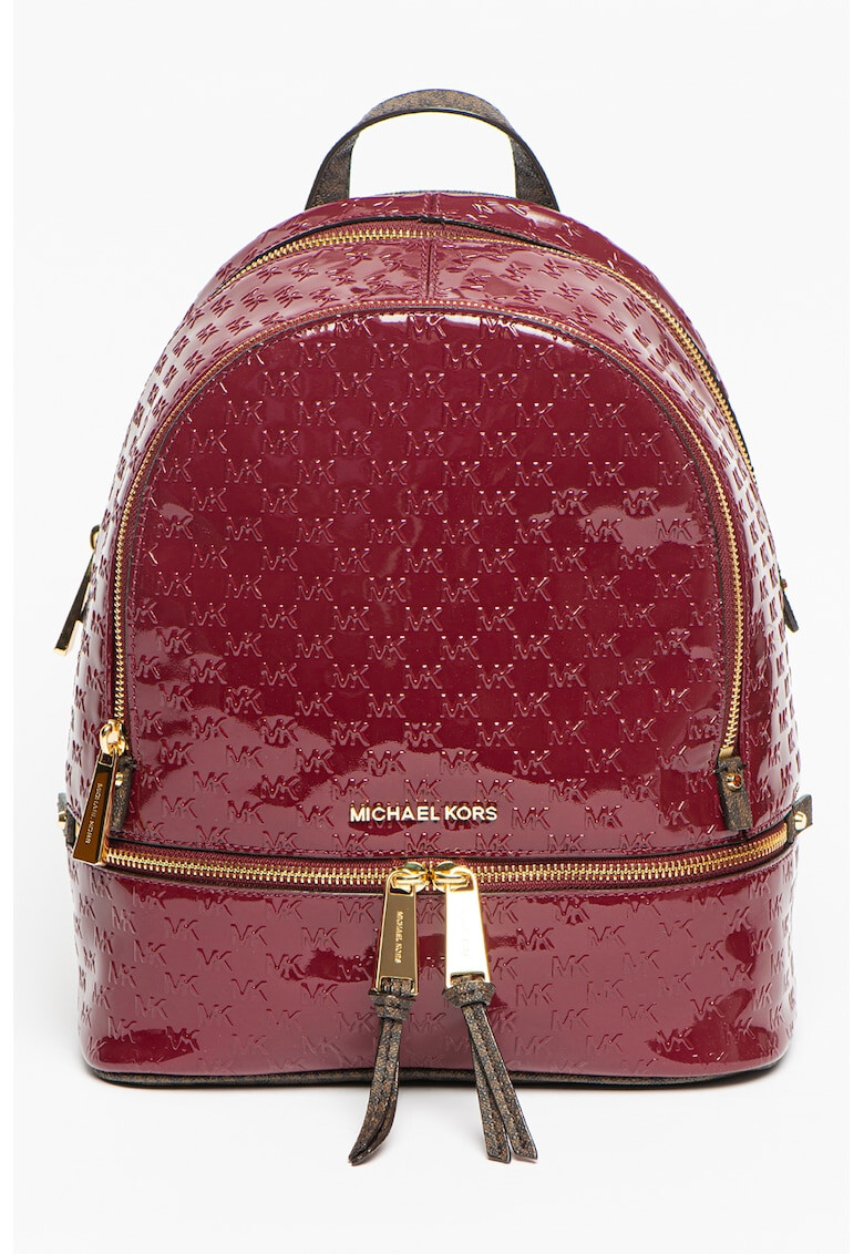 Michael Kors Rucsac texturat de piele cu aspect lacuit Rhea - Pled.ro