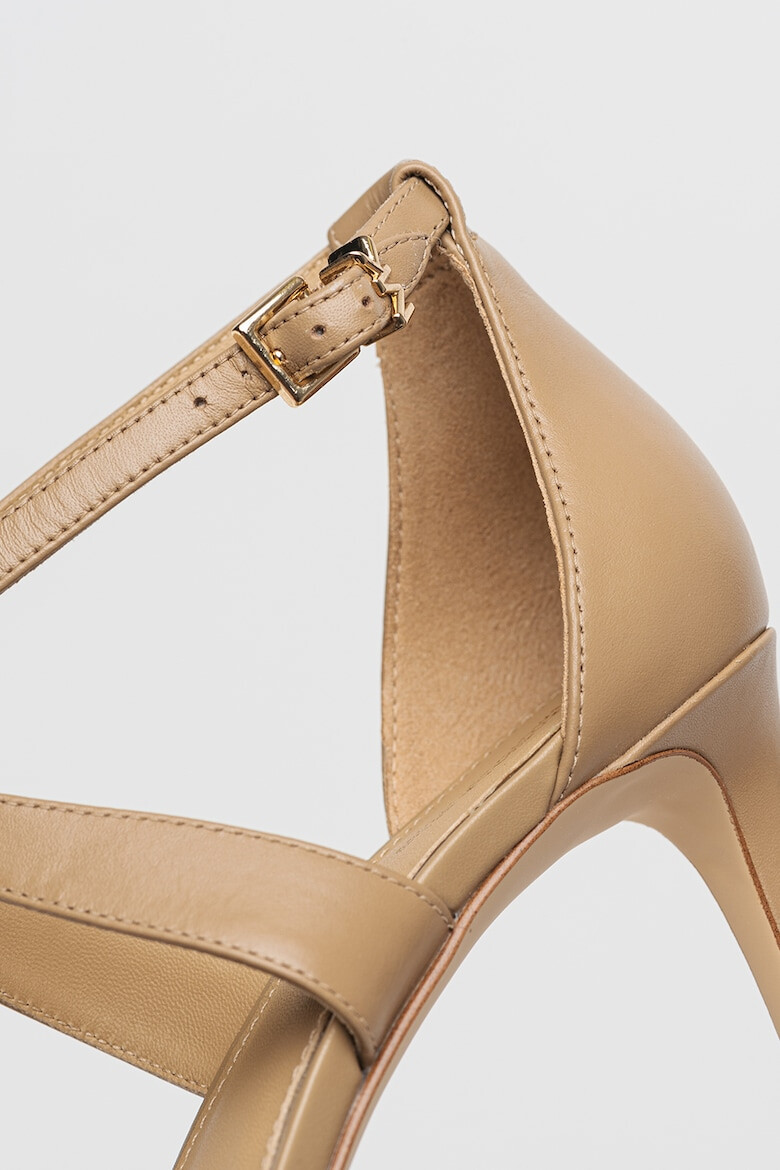 Michael Kors Sandale de piele cu toc inalt Kinsley - Pled.ro