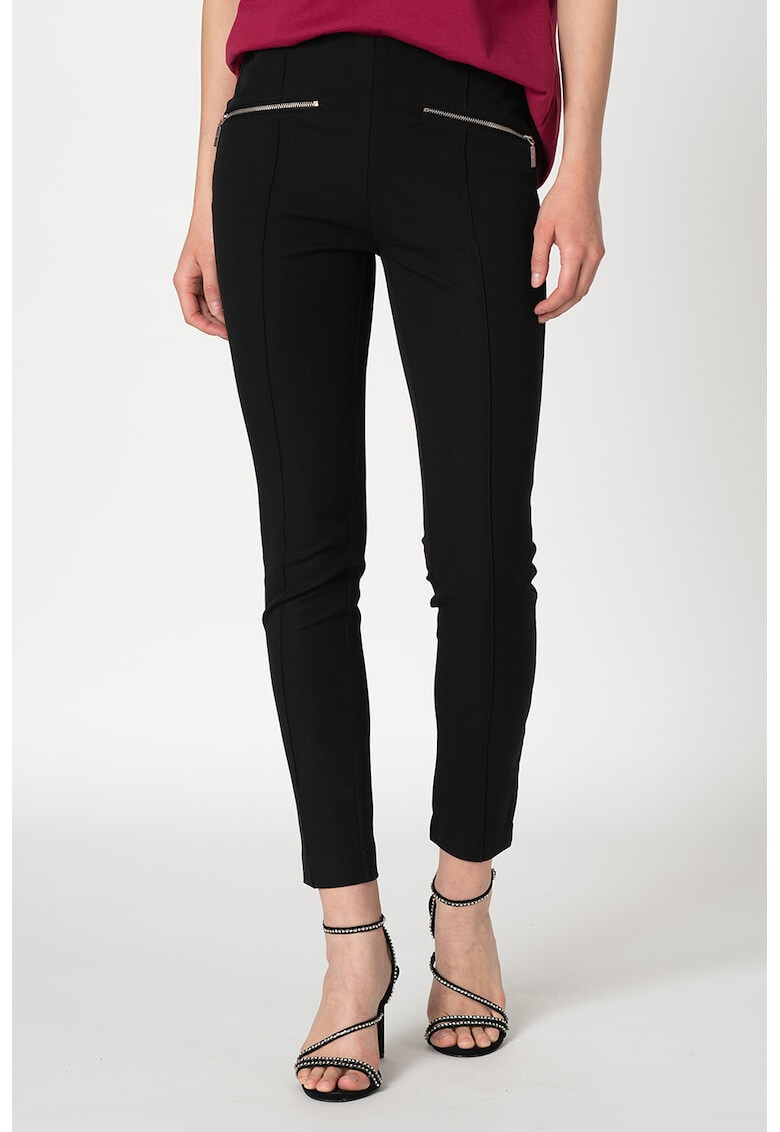 Michael Michael Kors Pantaloni crop cu buzunare frontale cu fermoar - Pled.ro