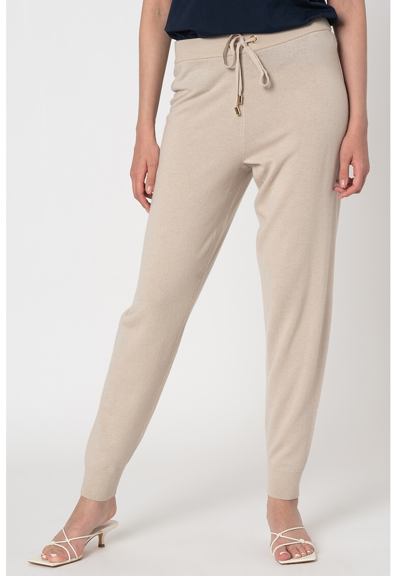 Michael Michael Kors Pantaloni jogger din amestec de lana Merinos tricotata fin - Pled.ro