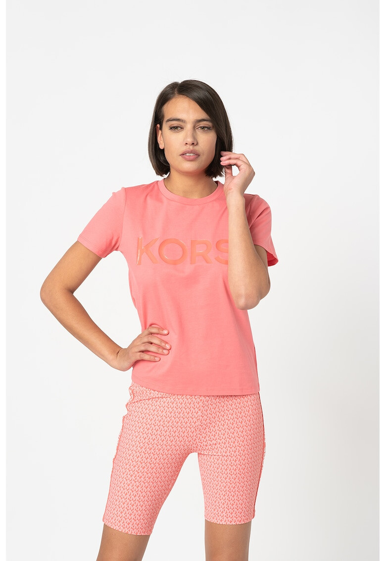 Michael Michael Kors Tricou din bumbac cu decolteu la baza gatului - Pled.ro