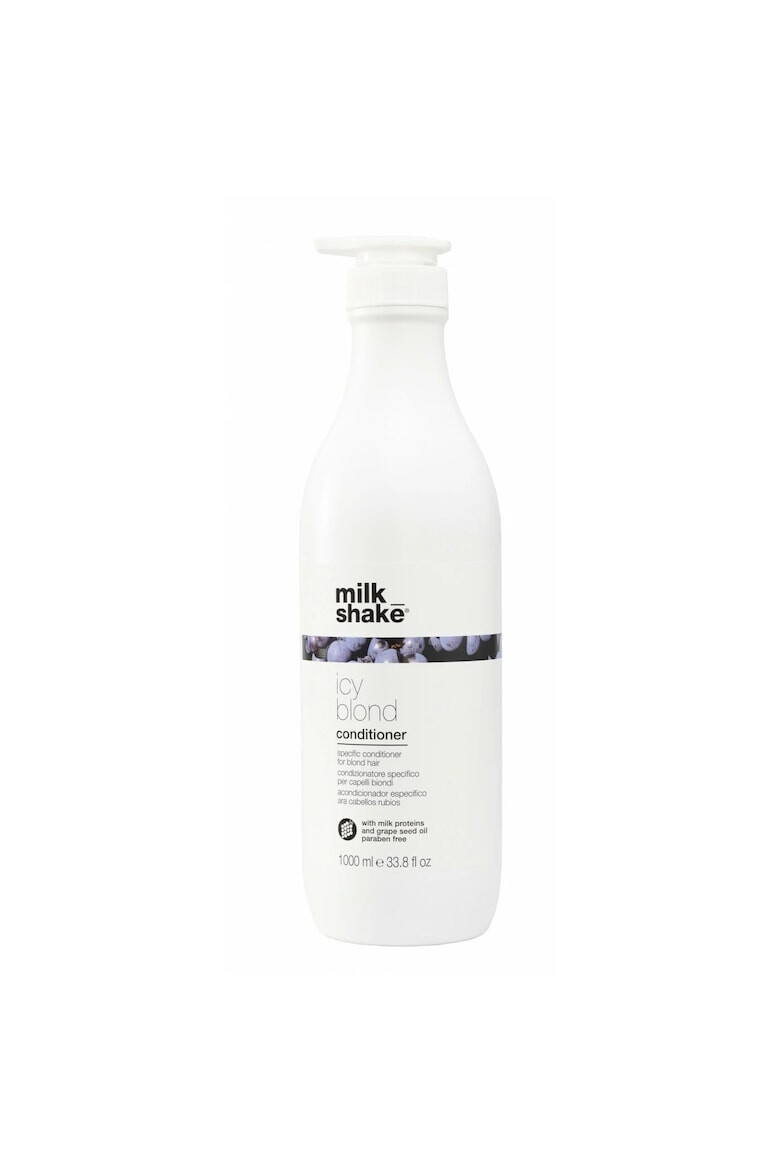 MILK SHAKE Balsam cu pigment pentru tonuri reci Icy Blond Conditioner 1000ml - Pled.ro