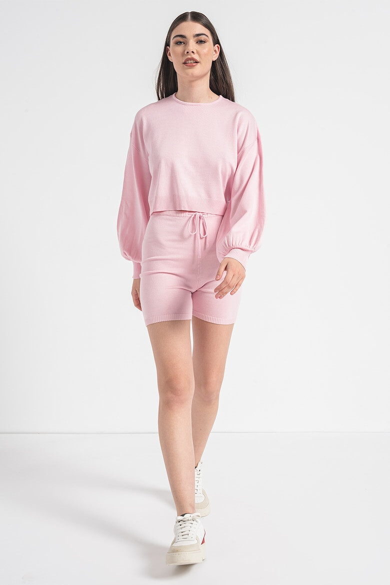 Missguided Set de bluza sport crop si pantaloni scurti - Pled.ro