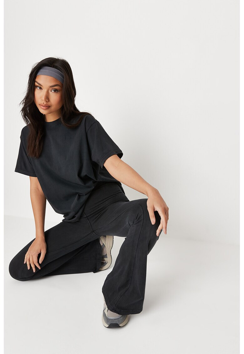 Missguided Set de tricou din jerseu si pantaloni evazati - Pled.ro