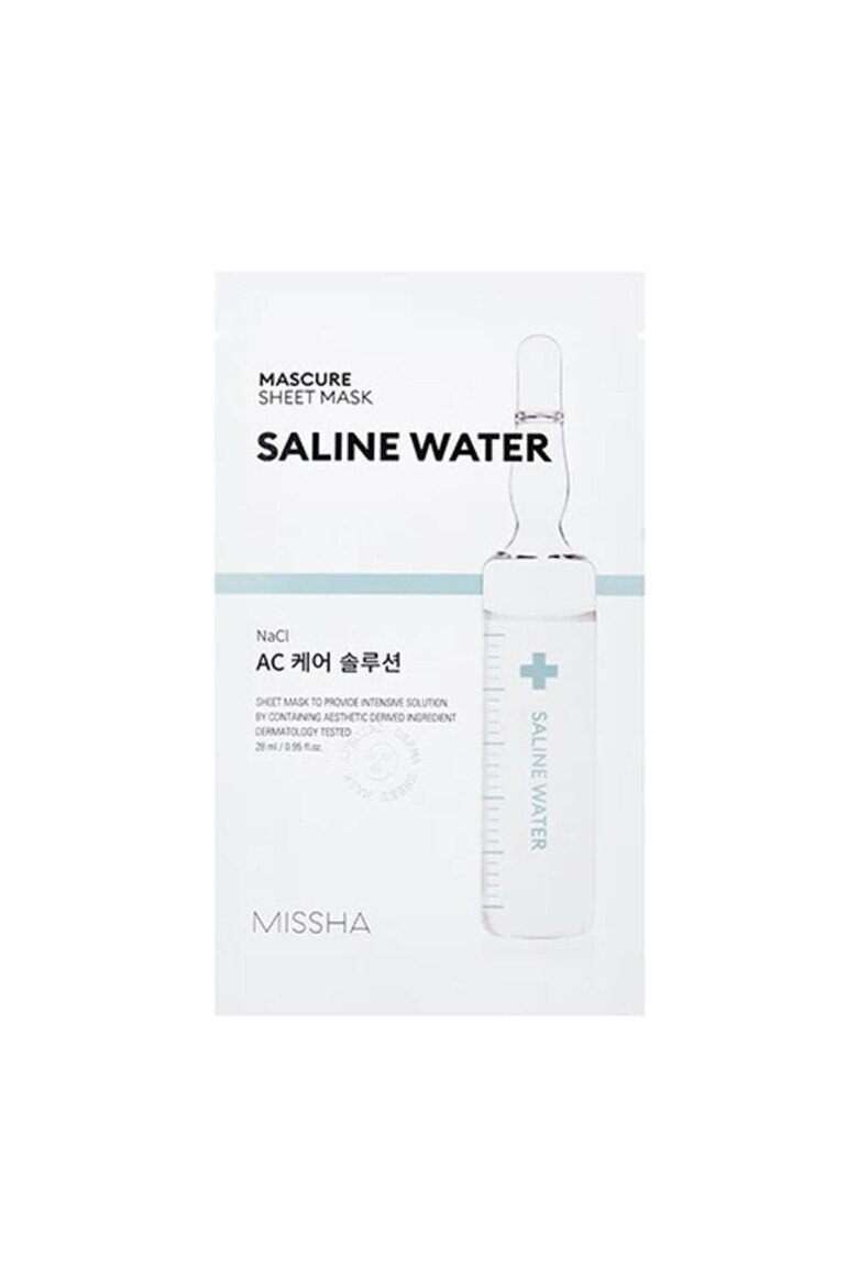 MISSHA Masca pentru ten cu apa salina pentru calmare Mascure Sheet Mask Saline Water 28ml - Pled.ro