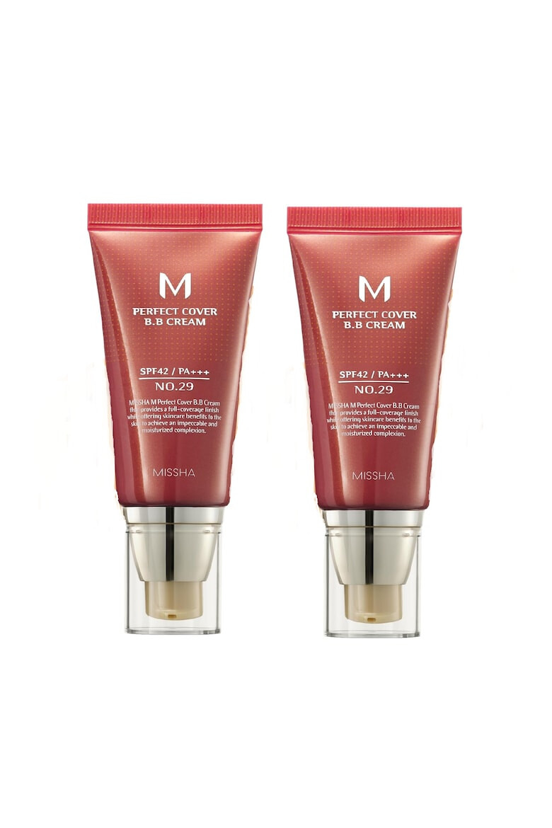 MISSHA Set 2 creme BB cu protectie UV ridicata SPF42/PA+++ (No.29/Natural Beige) 2x50ml - Pled.ro