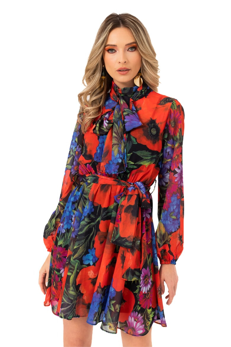 MIYU Rochie evazata cu model floral - Pled.ro