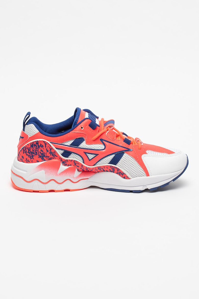 Mizuno Pantofi sport cu garnituri de piele ecologica Wave Rider 1 - Pled.ro