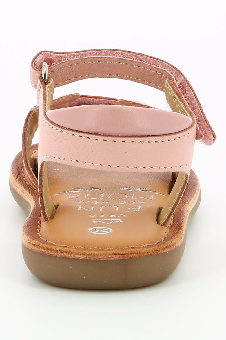 Mod8 kids Sandale de piele cu velcro Roz - Pled.ro