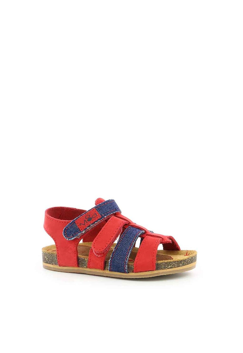 Mod8 kids Sandale de piele si denim cu velcro - Pled.ro