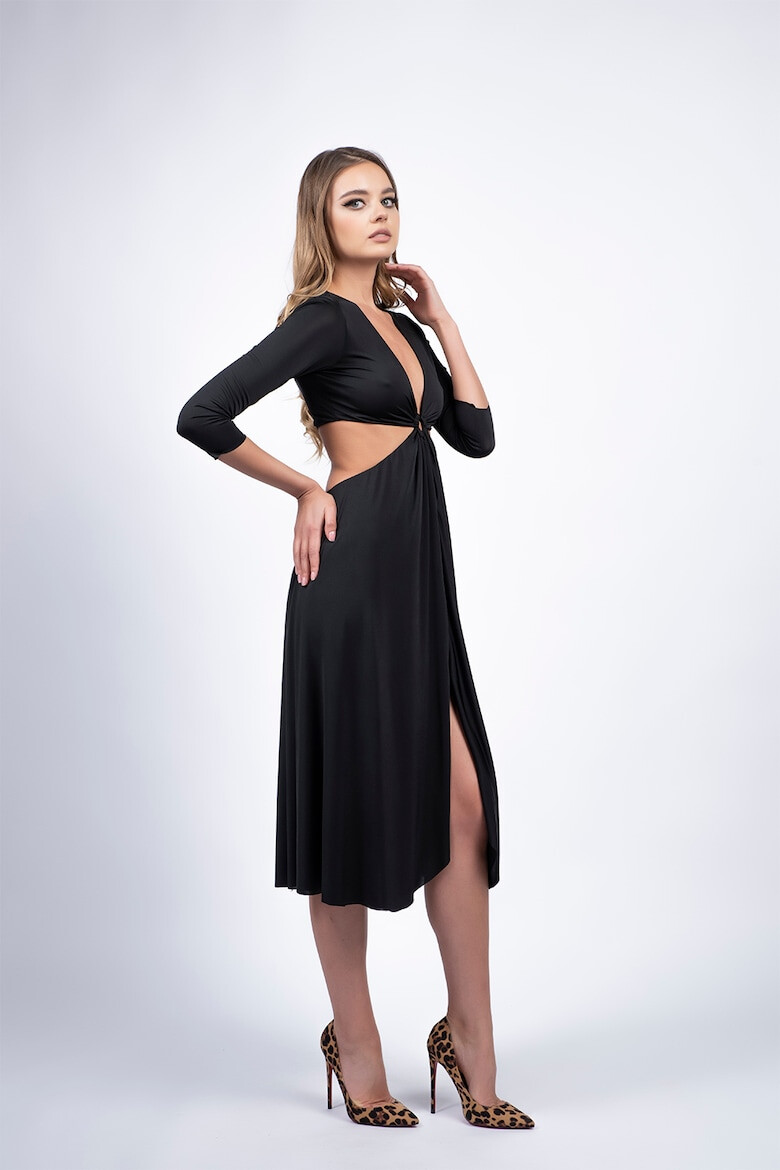 Monarh Rochie midi cu decupaj lateral - Pled.ro