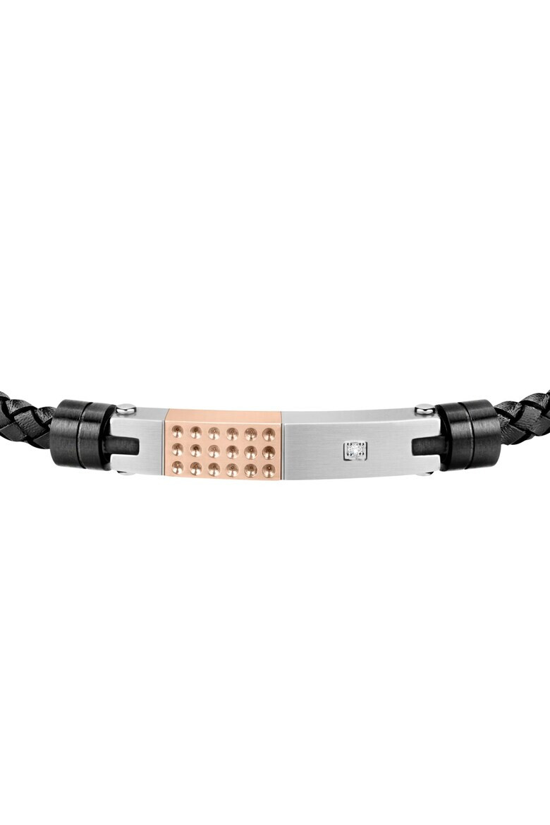 Morellato Bratara SQH23 Argintiu Negru Rose gold - Pled.ro