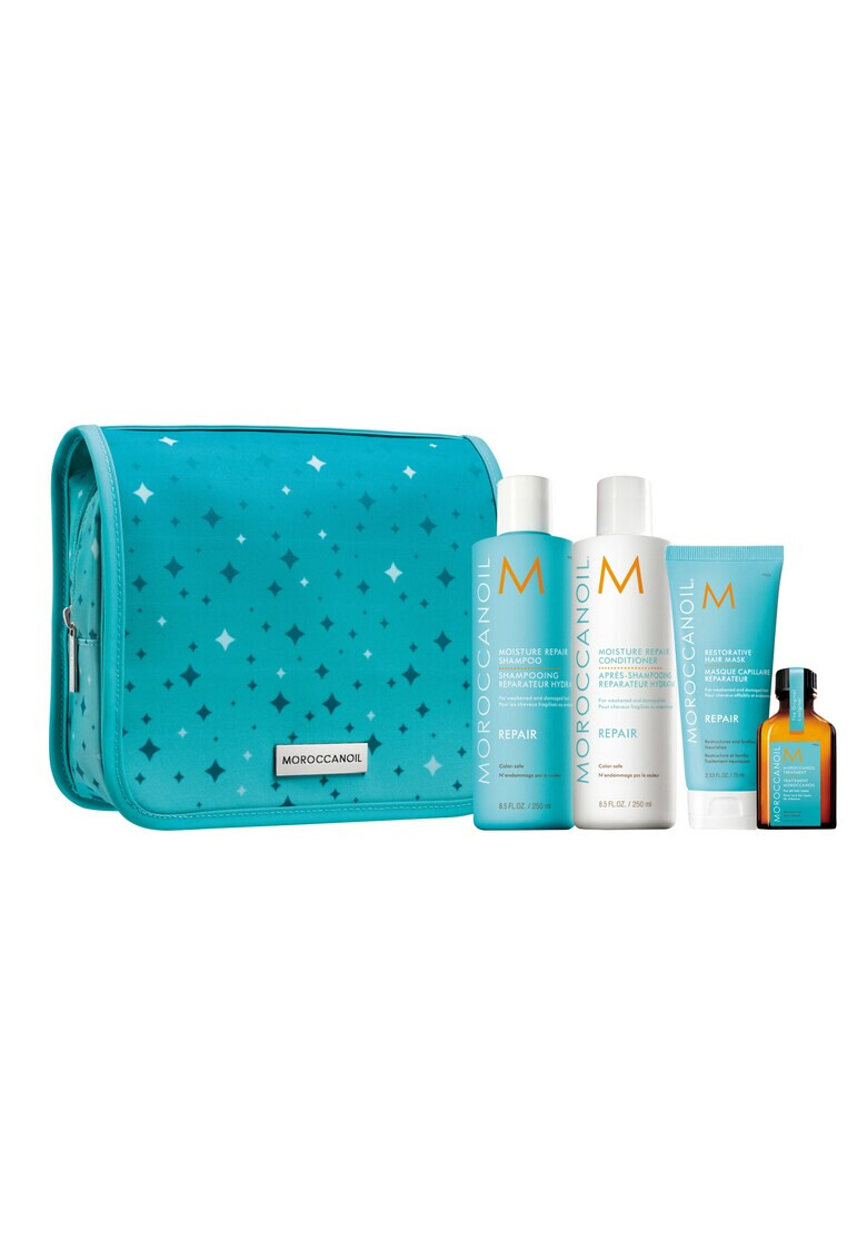 Moroccanoil Pachet promo Holiday Repair pentru par deteriorat - Pled.ro