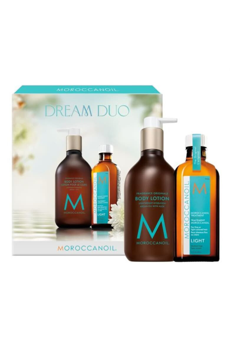 Moroccanoil Set Dream Duo: Ulei Tratament Light 100 ml & Lotiune De Corp Fragrance Original 360 ml - Pled.ro