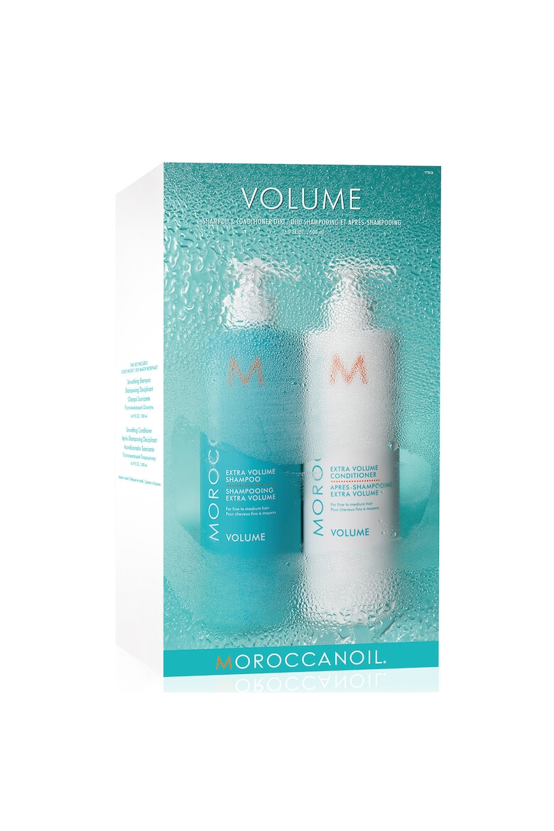 Moroccanoil Set Duo Extra Volume: Sampon 500 ml + Balsam 500 ml - Pled.ro