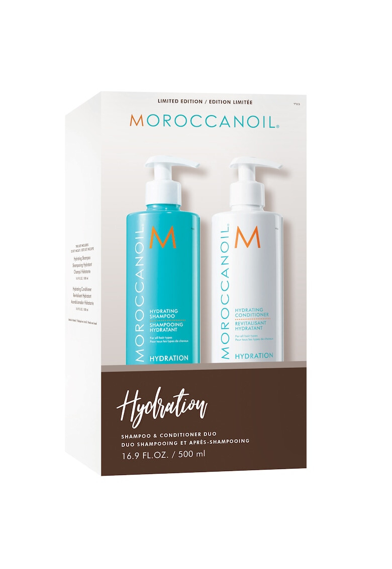 Moroccanoil Set Duo Hydration Sampon 500ml+ Balsam de par 500ml - Pled.ro