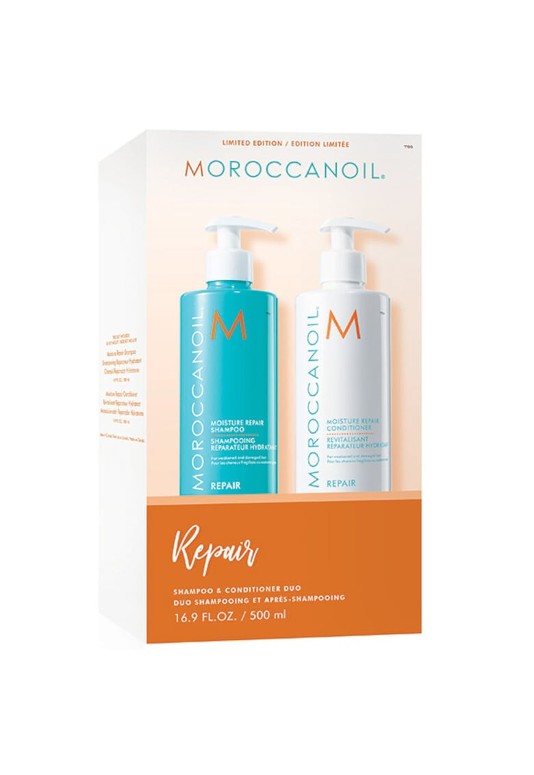 Moroccanoil Set Duo Repair pentru par deteriorat: Sampon ml+ Balsam ml - Pled.ro