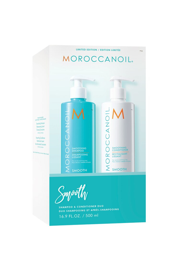 Moroccanoil Set Duo Smoothing Sampon 500ml+ Balsam de par 500ml - Pled.ro