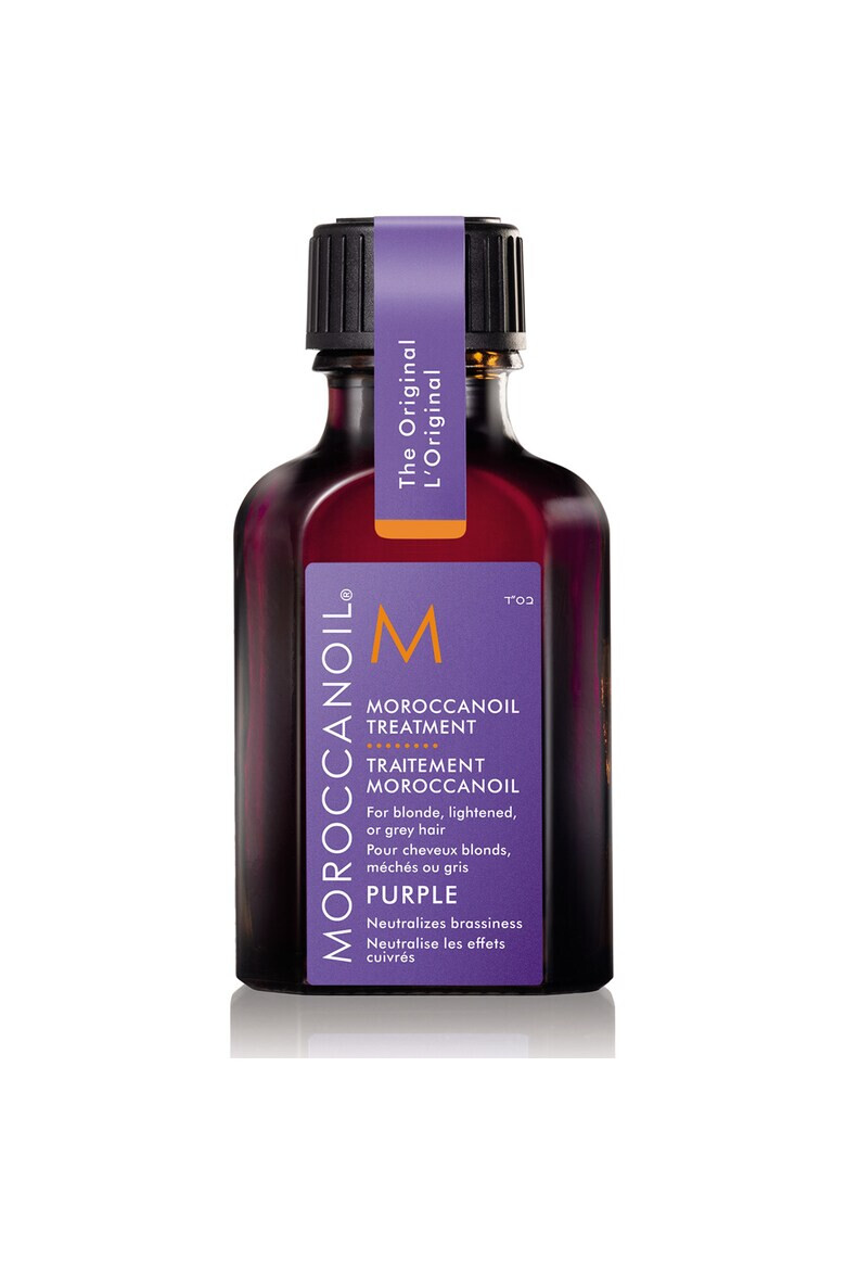 Moroccanoil Ulei tratament Purple pentru par blond cu reflexii deschise sau grizonat 25 ml - Pled.ro